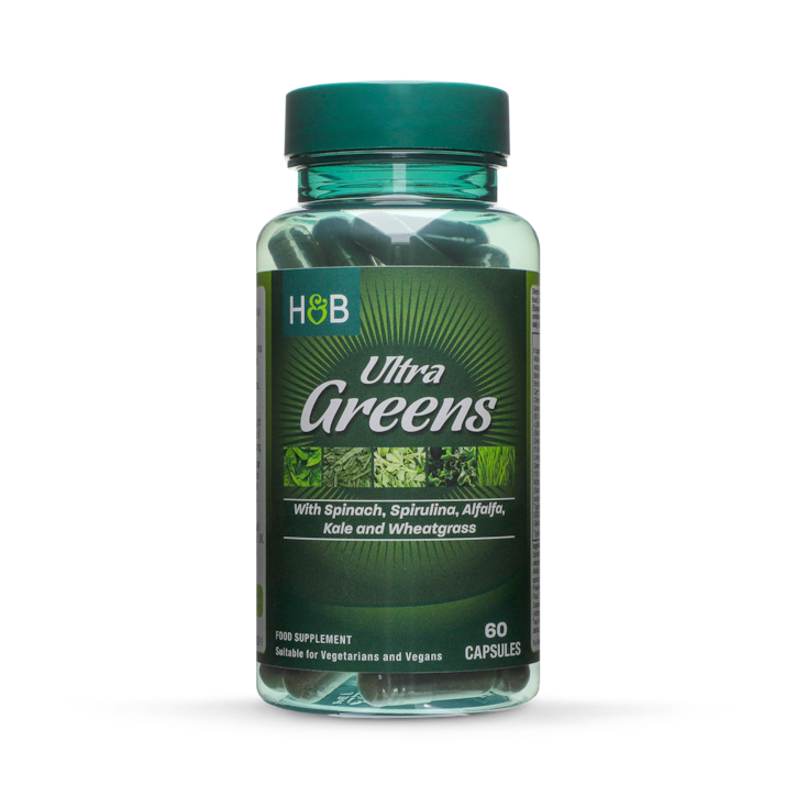 Holland & Barrett Super Greens 60 Capsules image 1