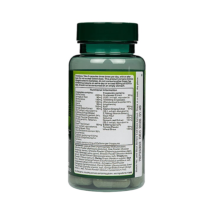 Holland & Barrett Super Greens 60 Capsules image 2