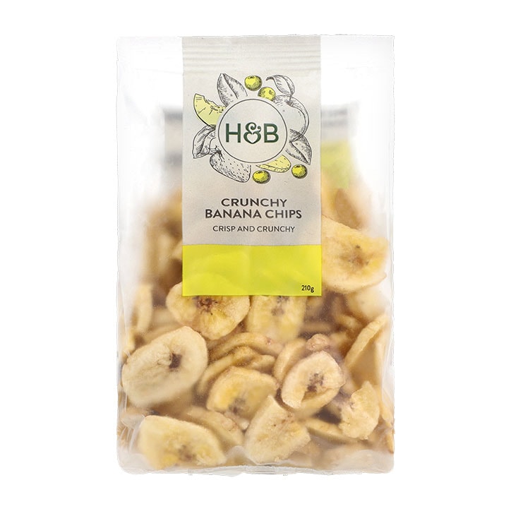Holland & Barrett Crunchy Banana Chips 210g-1