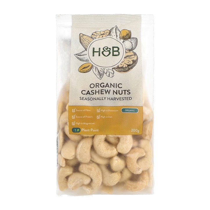 Holland & Barrett Organic Cashew Nuts 200g-1