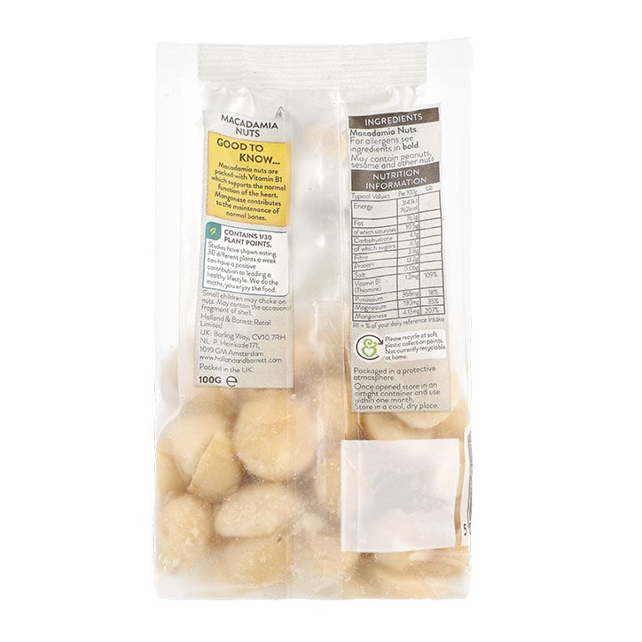 Holland & Barrett Macadamia Nuts 100g-2