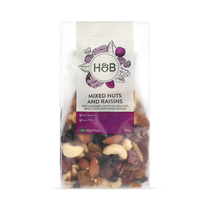 Holland & Barrett Mixed Nuts & Raisins 200G