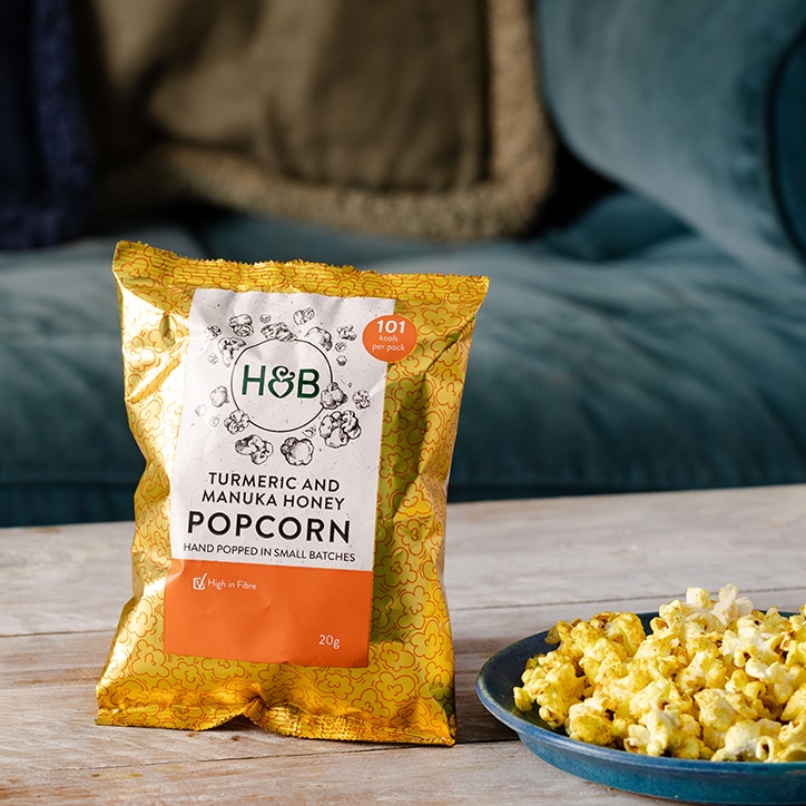 Holland & Barrett Popcorn Turmeric & Manuka Honey 20g-1