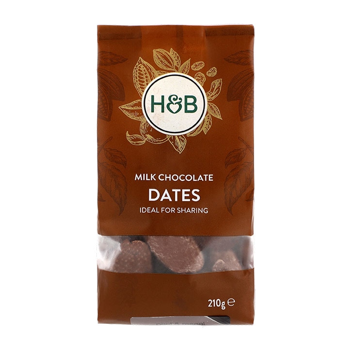 Holland & Barrett Milk Chocolate Dates 210g-1