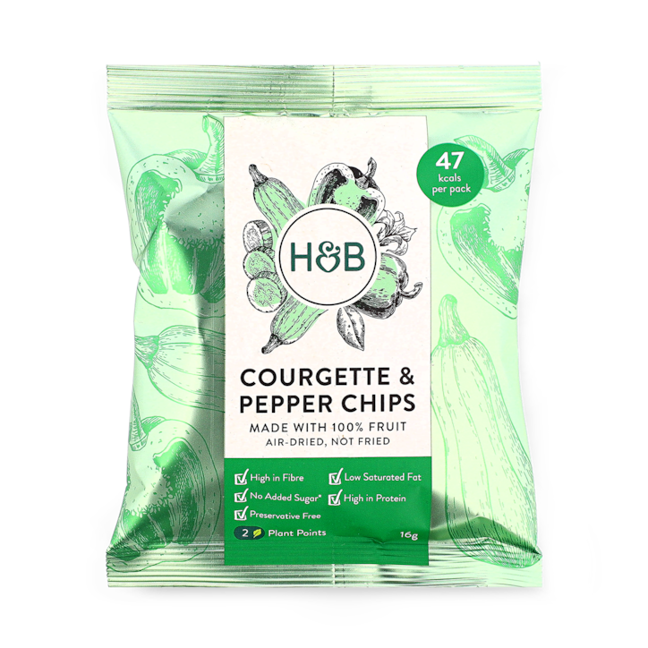 Holland & Barrett Courgette & Pepper Chips 16g image 1