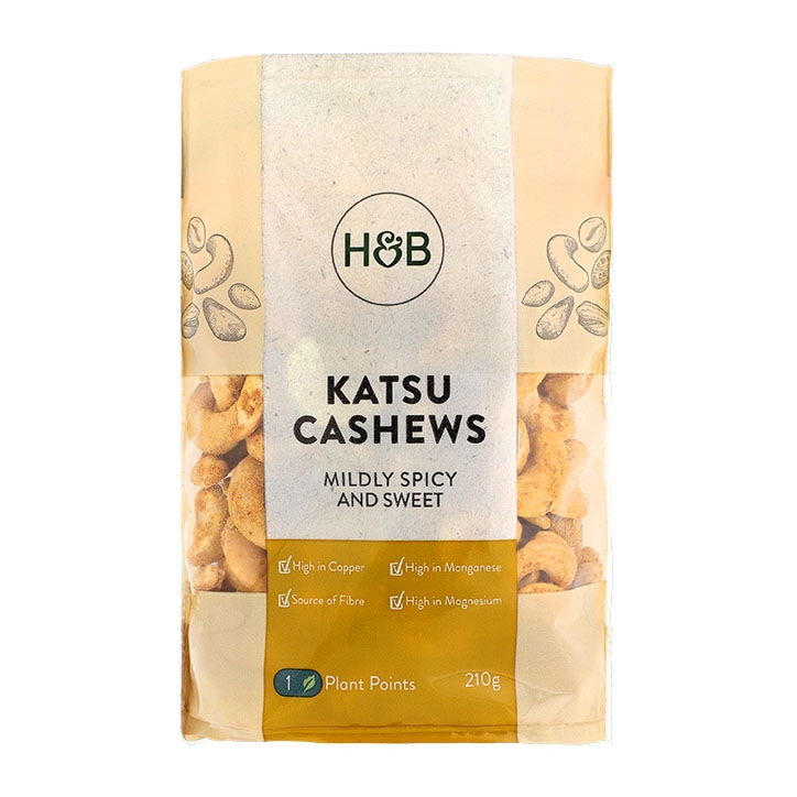 Holland & Barrett Katsu Cashews 210g-3