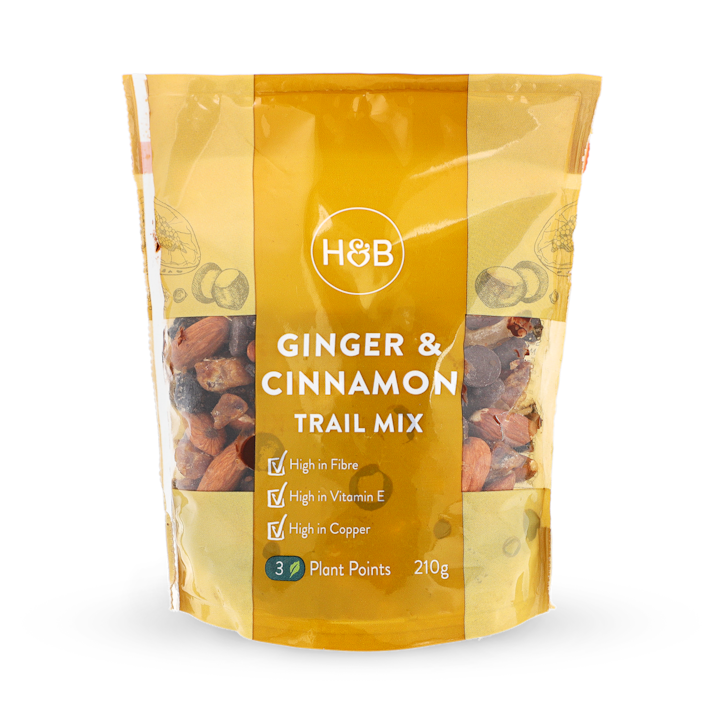 Holland & Barrett Ginger & Cinnamon Trail Mix 210g image 1