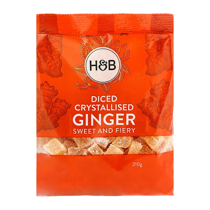 Holland & Barrett Diced Crystallised Ginger 210g