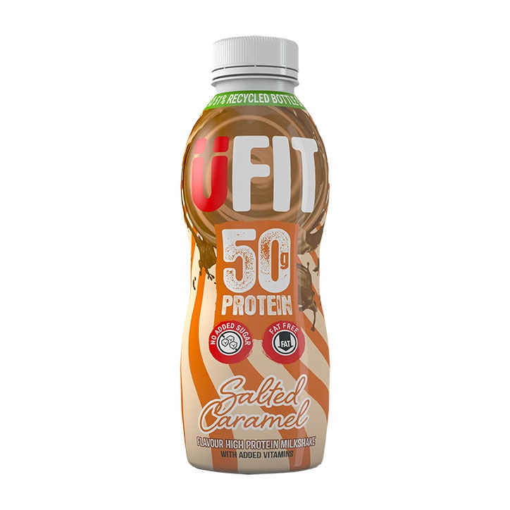 UFIT High Protein Shake Salted Caramel 500ml image 1