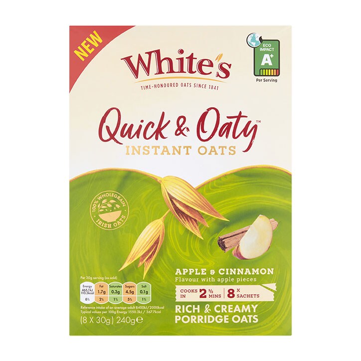 White's Quick & Oaty Apple and Cinnamon 240g image 1