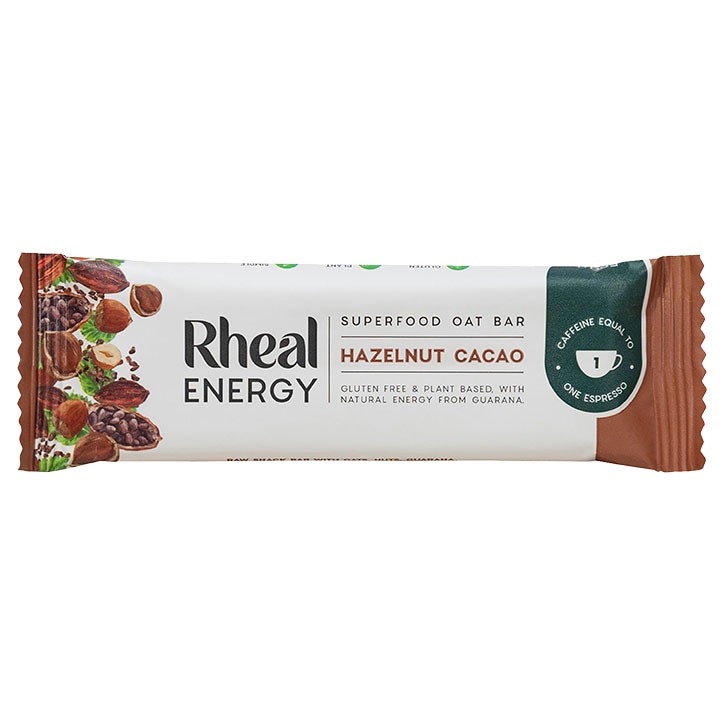 Rheal Superfoods Hazelnut Cacao Energy Bar 50g image 1