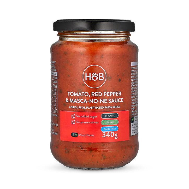 Holland & Barrett Tomato, Red Pepper & Masca-No-Ne Sauce 340g