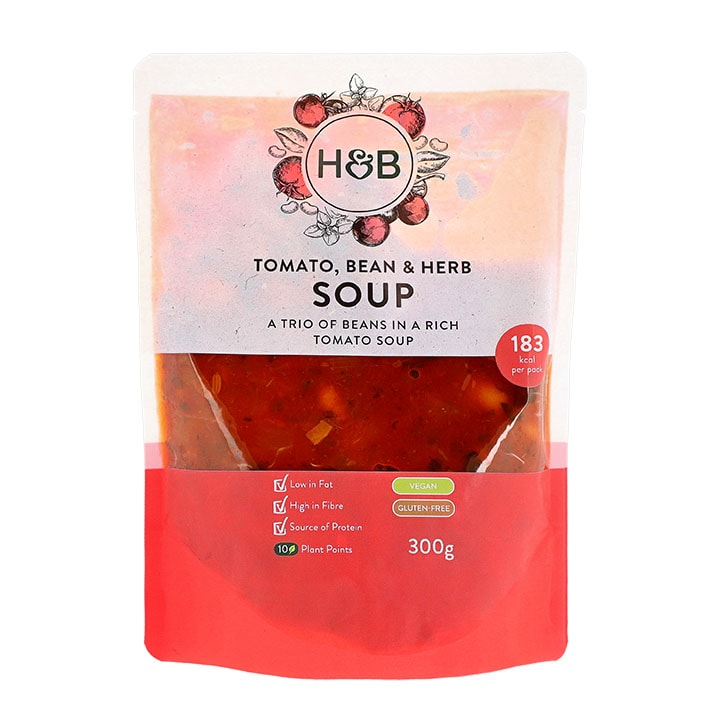 Holland & Barrett Tomato, Bean & Herb Soup 300g-1