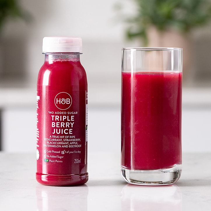 Holland & Barrett Triple Berry Juice 250ml image 1