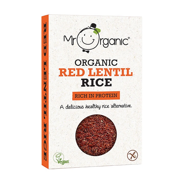 Mr Organic Red Lentil Protein Rice 250g image 1