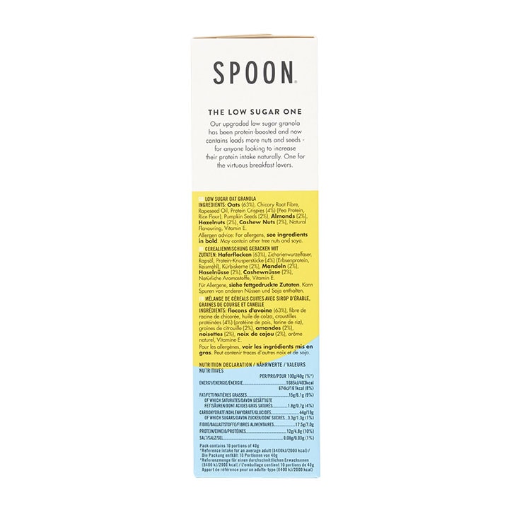 Spoon The Low Sugar One Granola 400g-2