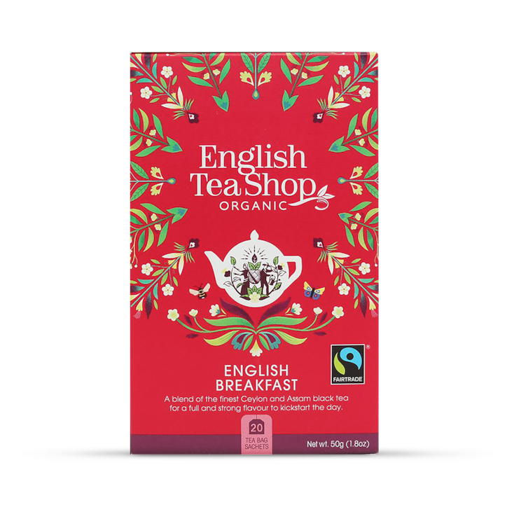 English Tea Shop Organic English Breakfast 20 Tea Bags image 1