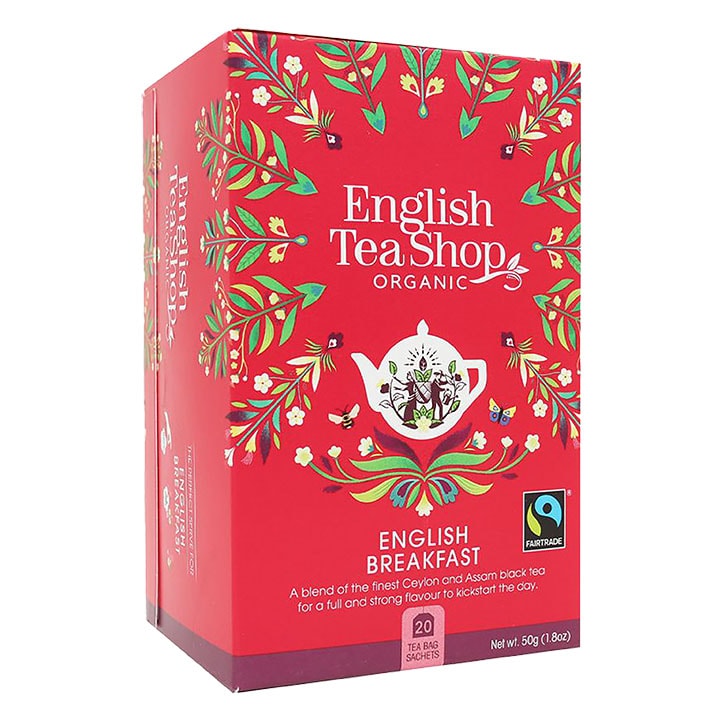 English Tea Shop Organic English Breakfast 20 Tea Bags