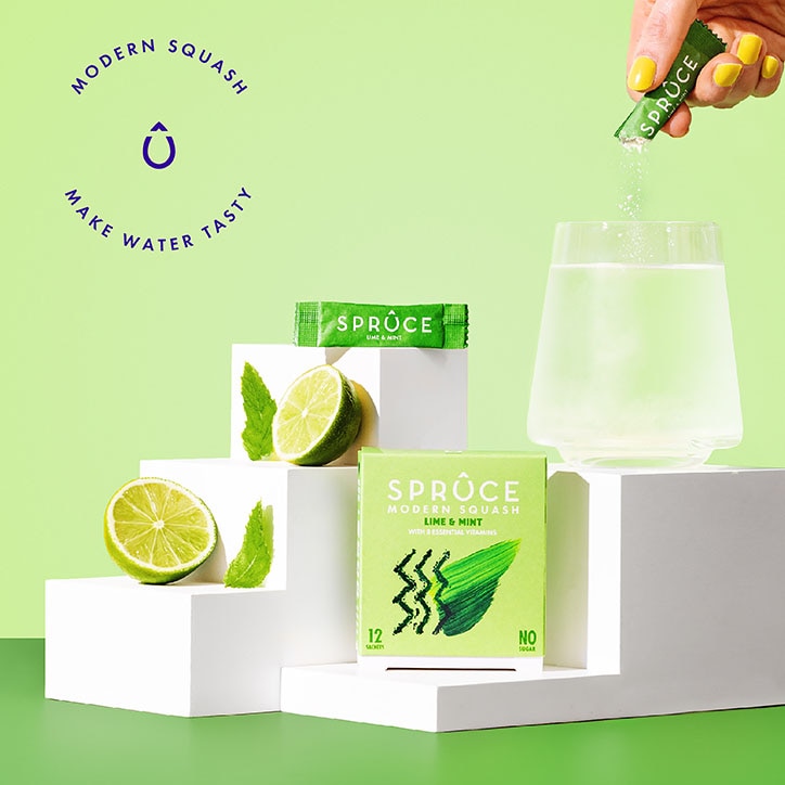 Spruce Lime & Mint Water Infusions (12 Sachets) image 4