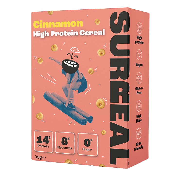 Surreal High Protein Cereal Cinnamon 35g-1
