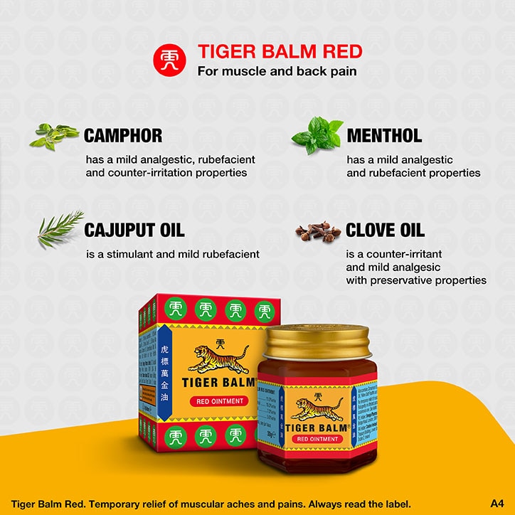 Tiger Balm Red Ointment 30g-2