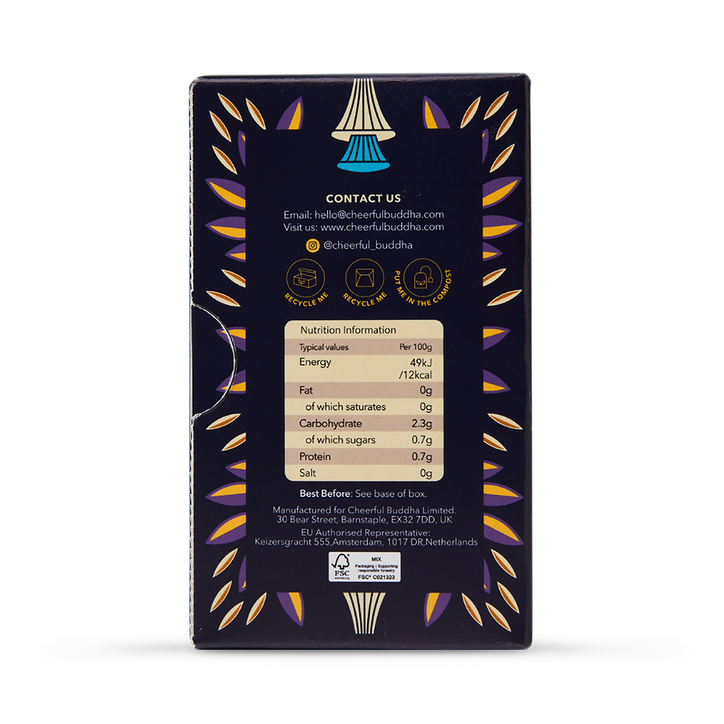 Cheerful Buddha Lion's Mane Mushroom Black Tea 15 Tea Bags image 2