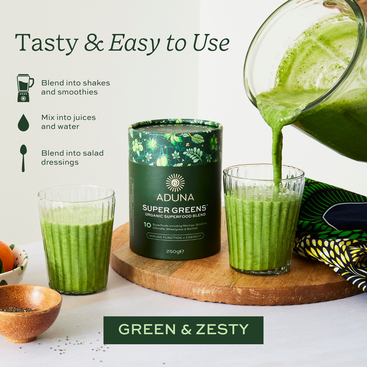 Aduna Super Greens Organic Superfood Blend 250g image 4