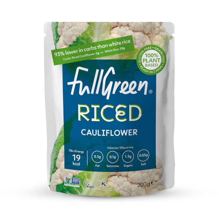 Full Green Riced Cauliflower 200g image 1