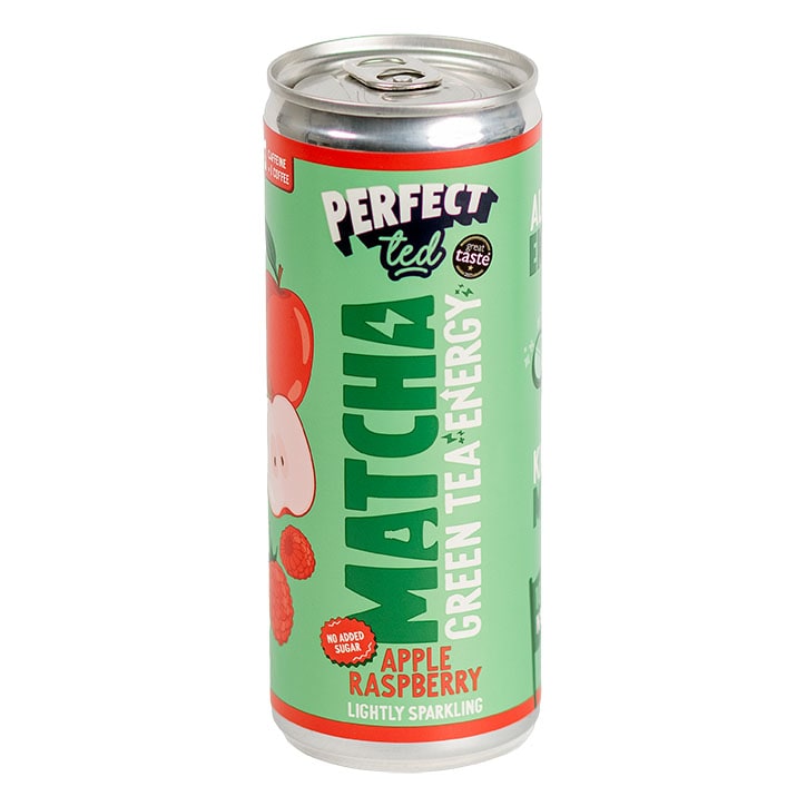 Perfect Ted Matcha Apple & Raspberry Energy Drink 250ml image 1