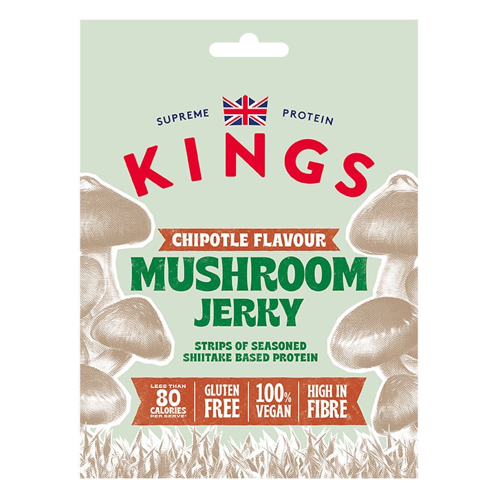 Kings Smoked Chipotle Mushroom Jerky 25g-1