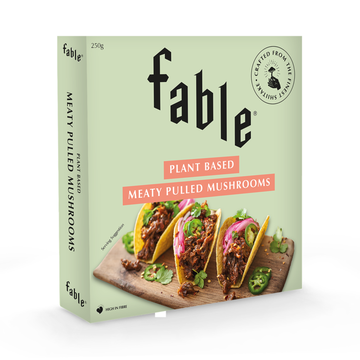 Fable Plant Based Meaty Pulled Mushrooms 250g