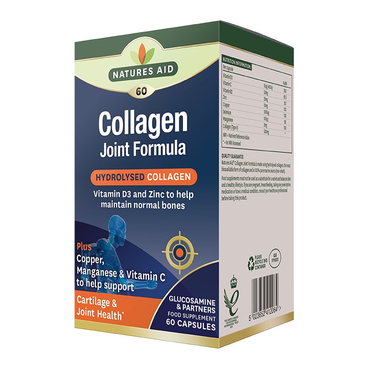 Natures Aid Collagen Joint Formula 60 Capsules image 1