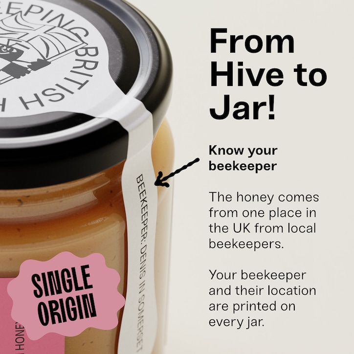 Black Bee British Pollen Honey Spread 227g image 5