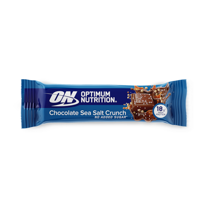 Optimum Nutrition Chocolate Sea Salt Crunch Protein Bar 55g image 1