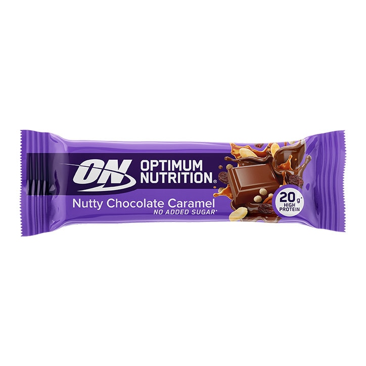 Optimum Nutrition Nutty Chocolate Caramel Protein Bar 70g-1