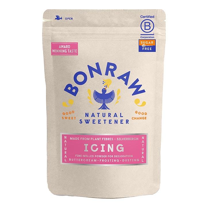 Bonraw Natural Xylitol Based Table-Top Sweetener Icing 200g
