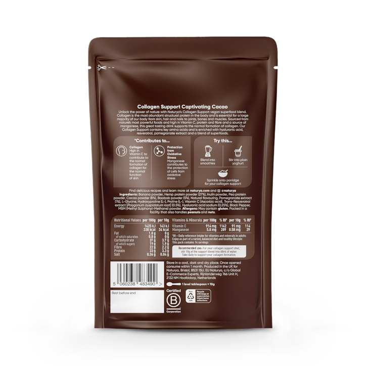 Naturya Collagen Support Captivating Cacao 140g image 2