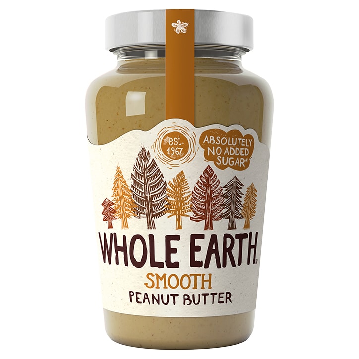 Whole Earth Smooth Peanut Butter 454g-1