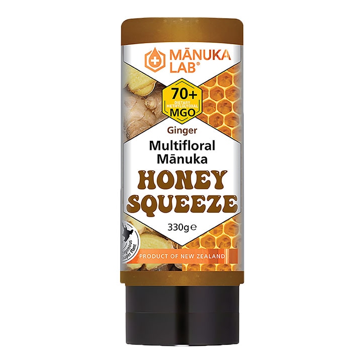 Manuka Lab Multifloral Manuka Honey Ginger Squeeze MGO 70 330g-1