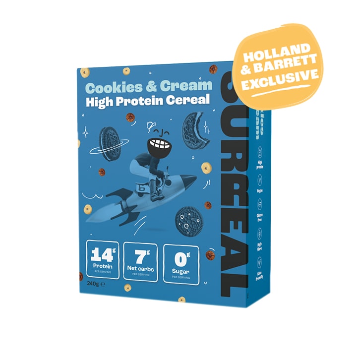 Surreal High Protein Cereal Cookies & Cream 240g-3