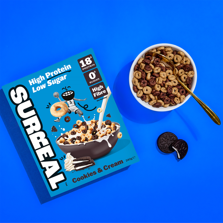Surreal High Protein Cereal Cookies & Cream 240g image 4