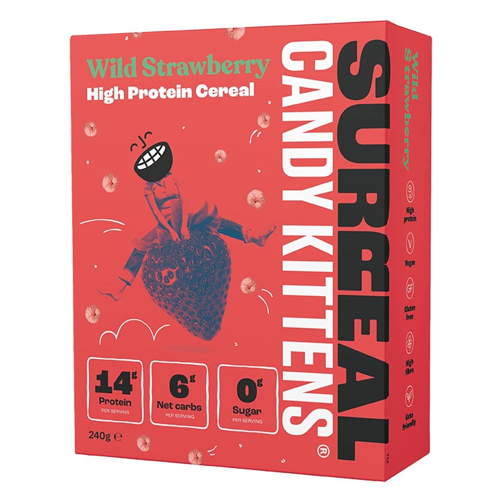 Surreal High Protein Cereal Wild Strawberry 240g-1