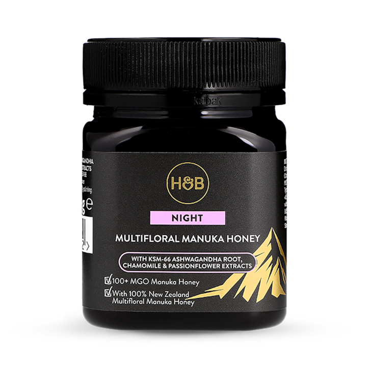 Holland & Barrett Night Ritual Multifloral 100+ MGO Manuka Honey 250g image 1