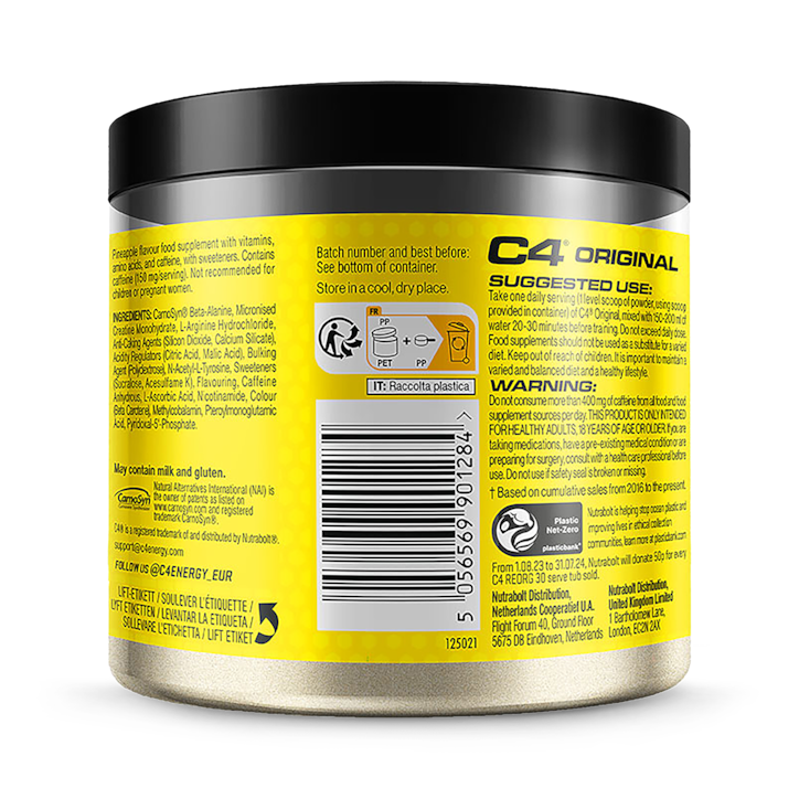 Cellucor C4 Original Pre Workout Reorg Series Pineapple Head 198g image 2