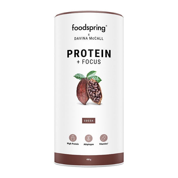 foodspring x Davina McCall Protein & Focus Cocoa 480g