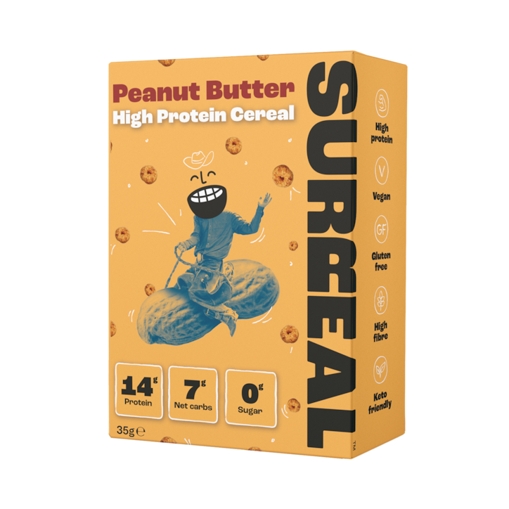 Surreal High Protein Cereal Peanut Butter 35g image 1