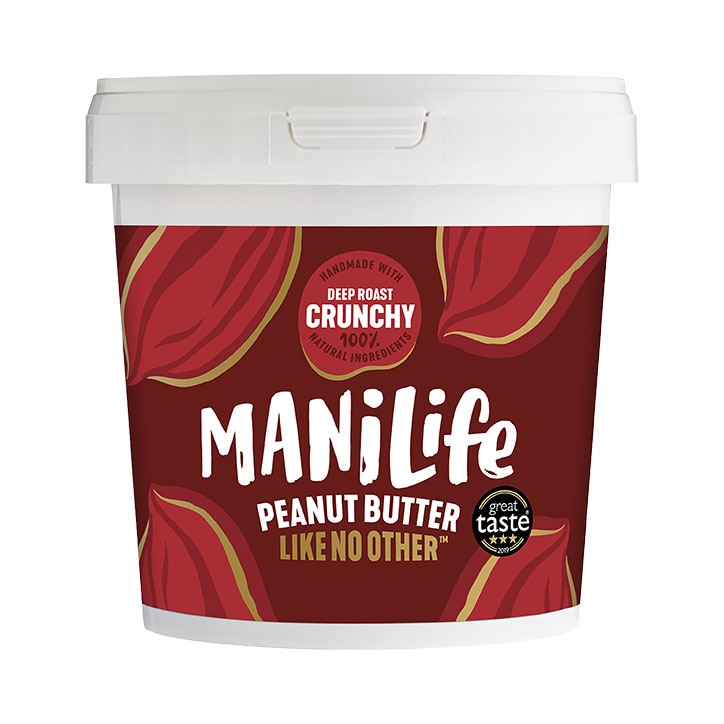 Manilife Deep Roast Crunchy Peanut Butter 1kg Tub image 1