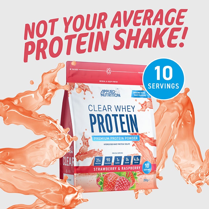 Applied Nutrition Clear Whey Protein Powder Strawberry & Raspberry 250g