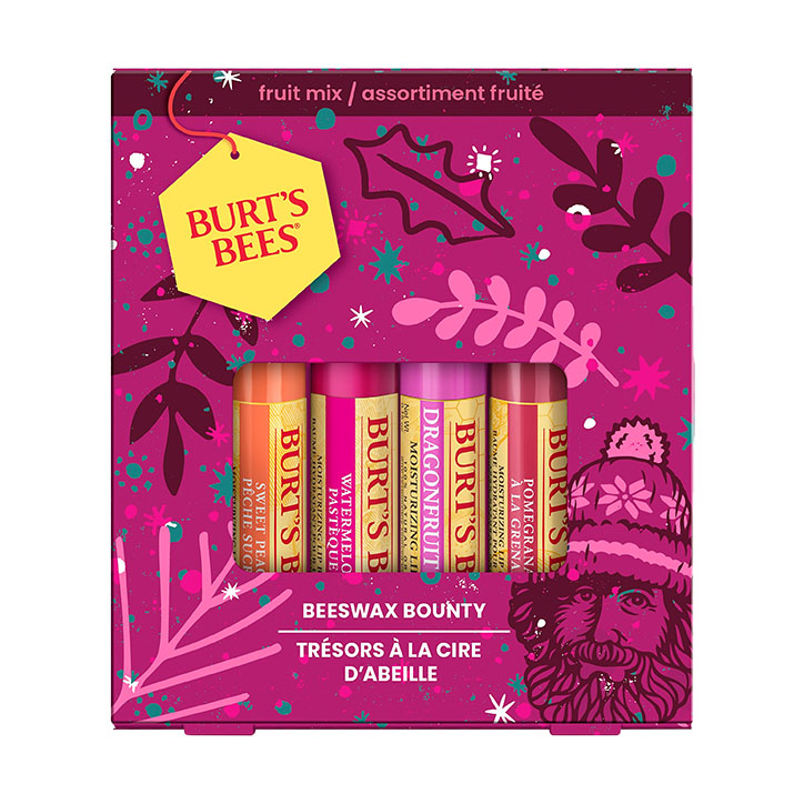 Burt’s Bees Fruity Bounty Lip Balm Gift Set 4 x 2.5g