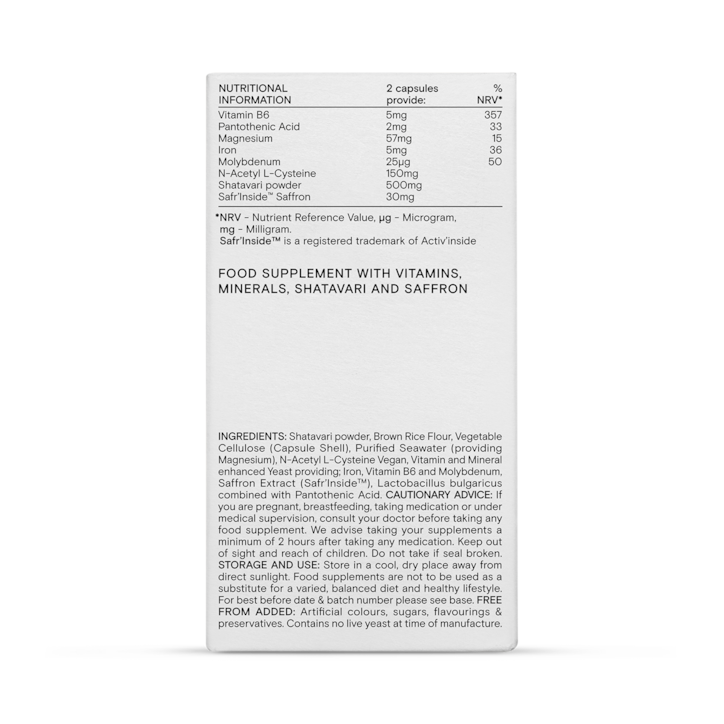 Wild Nutrition Food Grown Perimenopause Complex 60 Capsules image 2